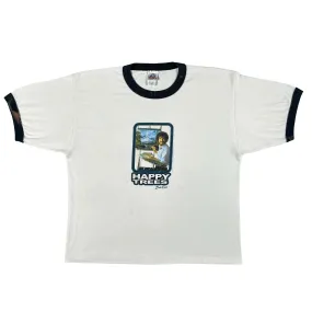 00s Bob Ross Ringer Tee- L