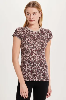 Autumn Bloom Ringer Tee