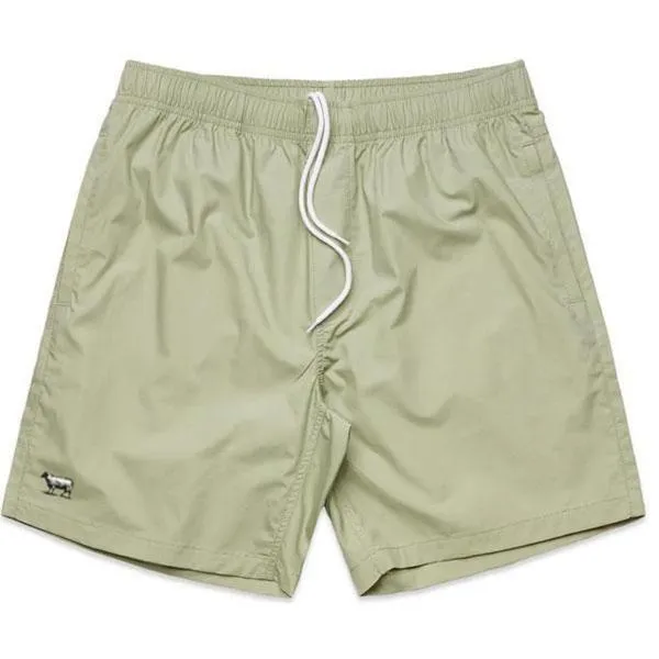 Black Sheep Icon Beach Shorts Pistachio