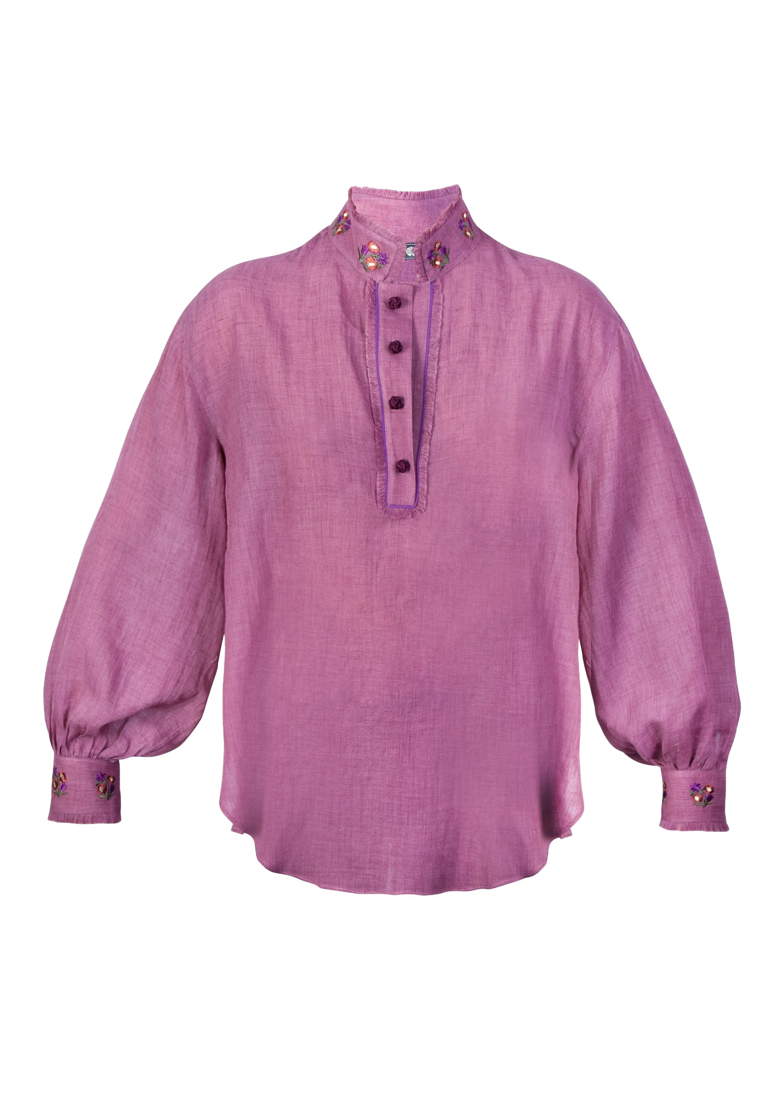 Boteh Blouse - Plum