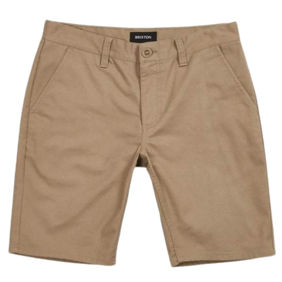 Brixton Choice Chino Shorts - Khaki