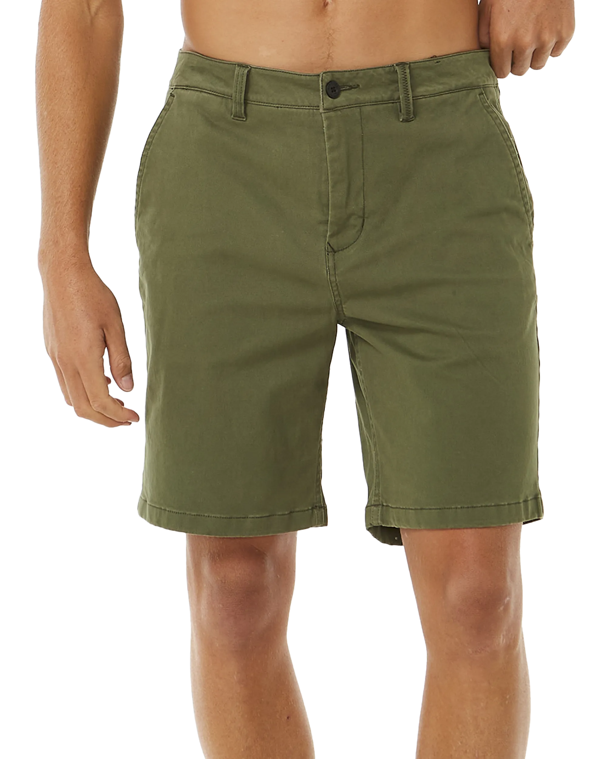 Classic Surf Chino Walkshorts in Dark Olive