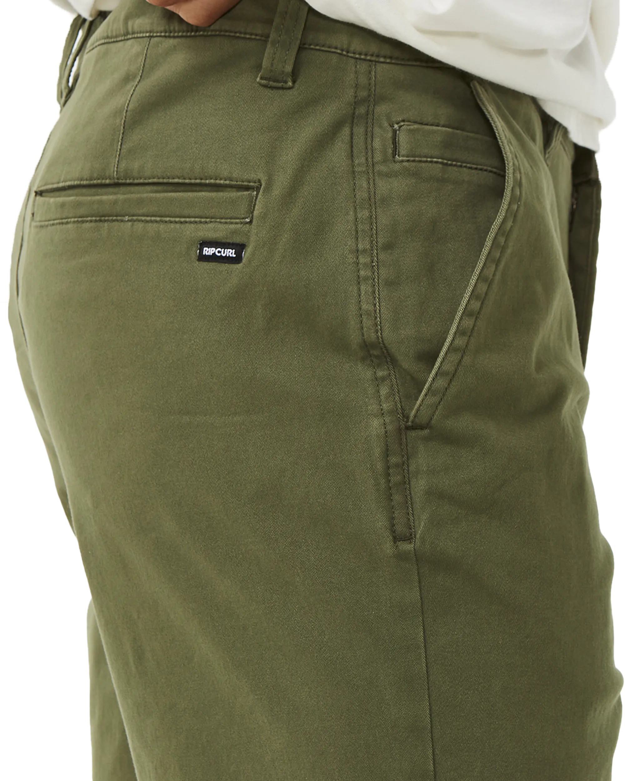 Classic Surf Chino Walkshorts in Dark Olive