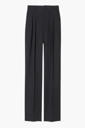 ETIENNE PLEATED SILK PANT