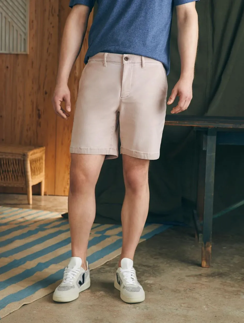 Faherty Coastline Chino Short (8")