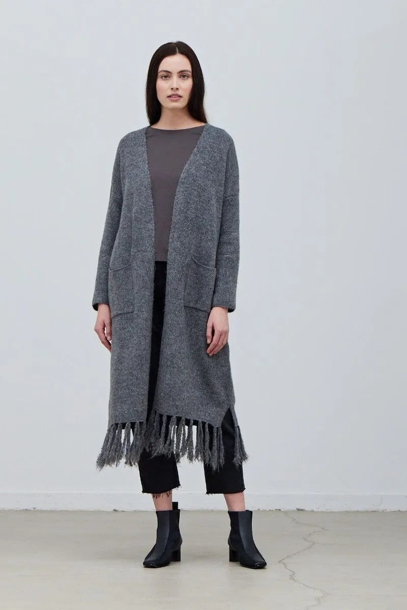 Fringe Long Cardigan