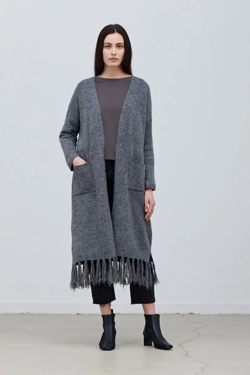 Fringe Long Cardigan