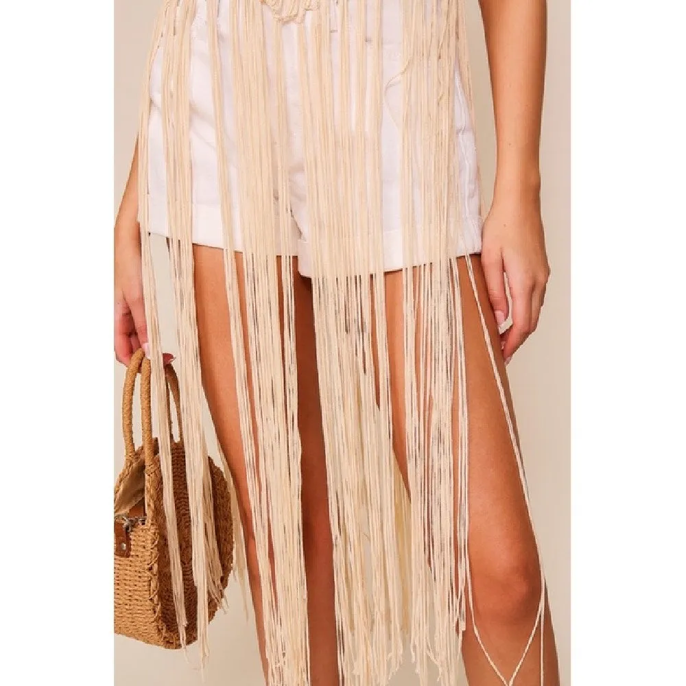 Golden Reef Fringe Top