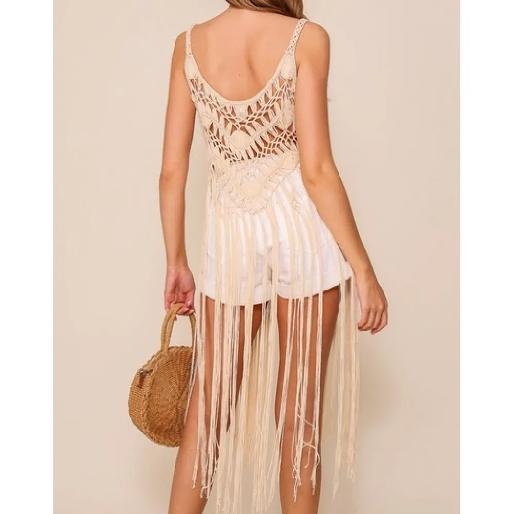 Golden Reef Fringe Top