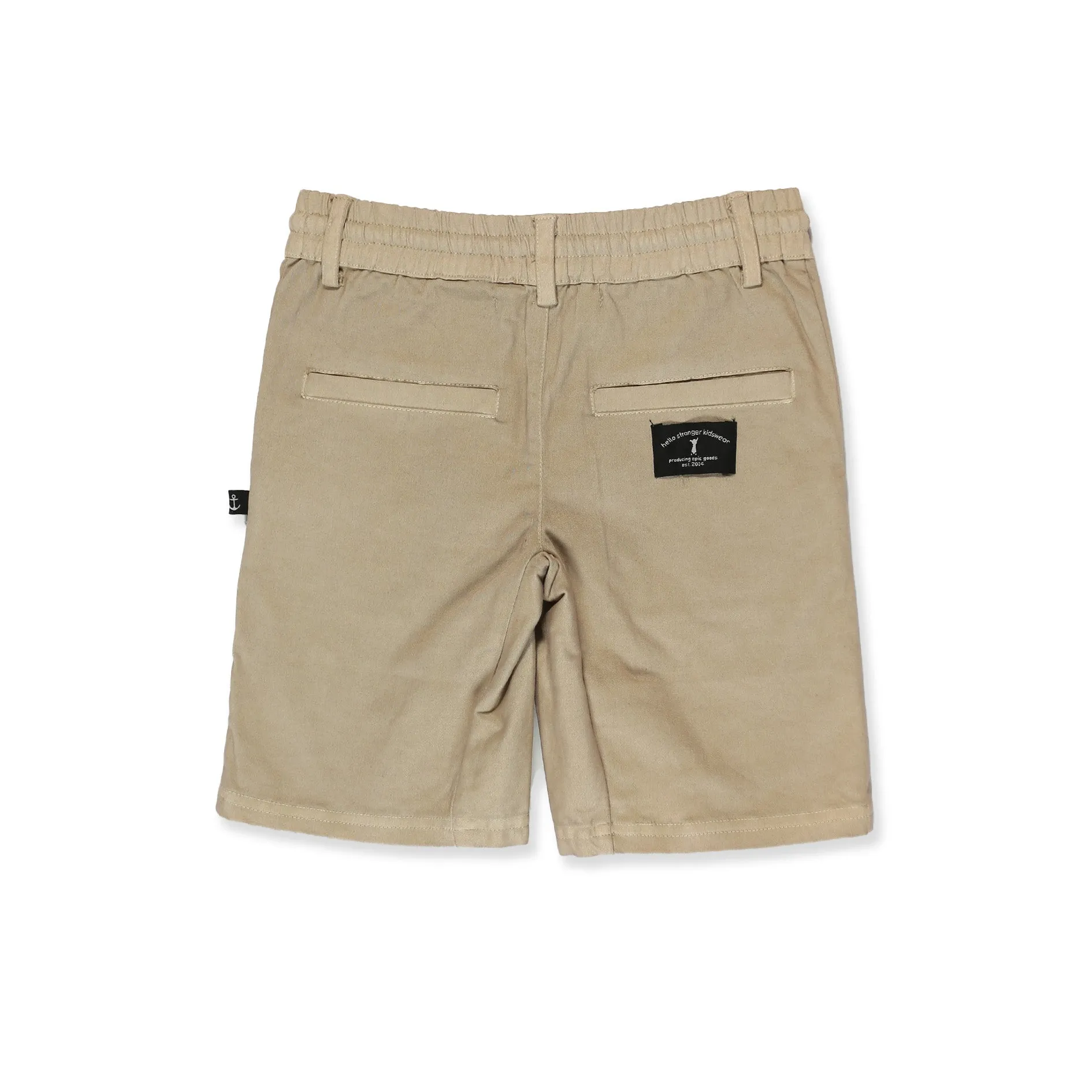 Hello Stranger Chino Short-  Tan