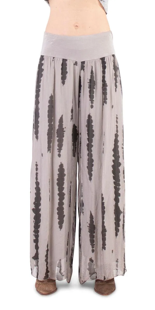 Jasmin Stripe Tie-Dye slit Pant