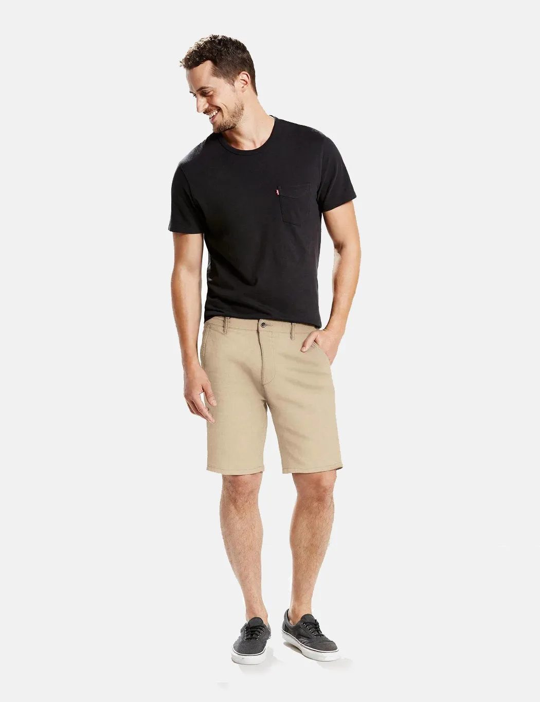 Levis Chino Shorts (Straight) - True Chino Ecru