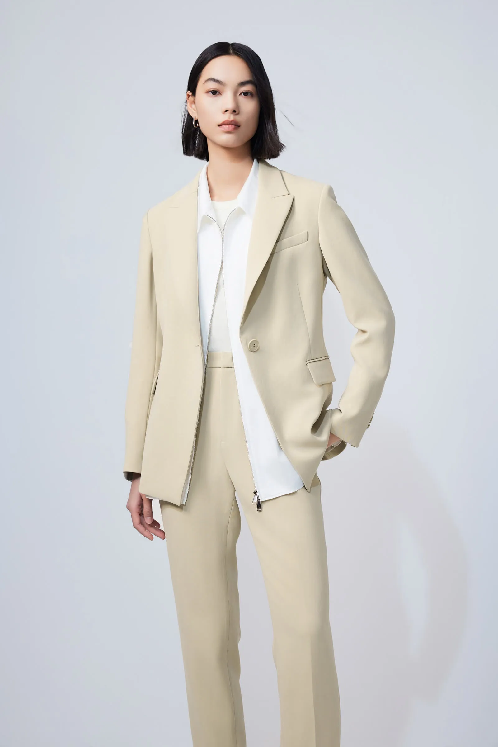 Lily Single-Button Suit