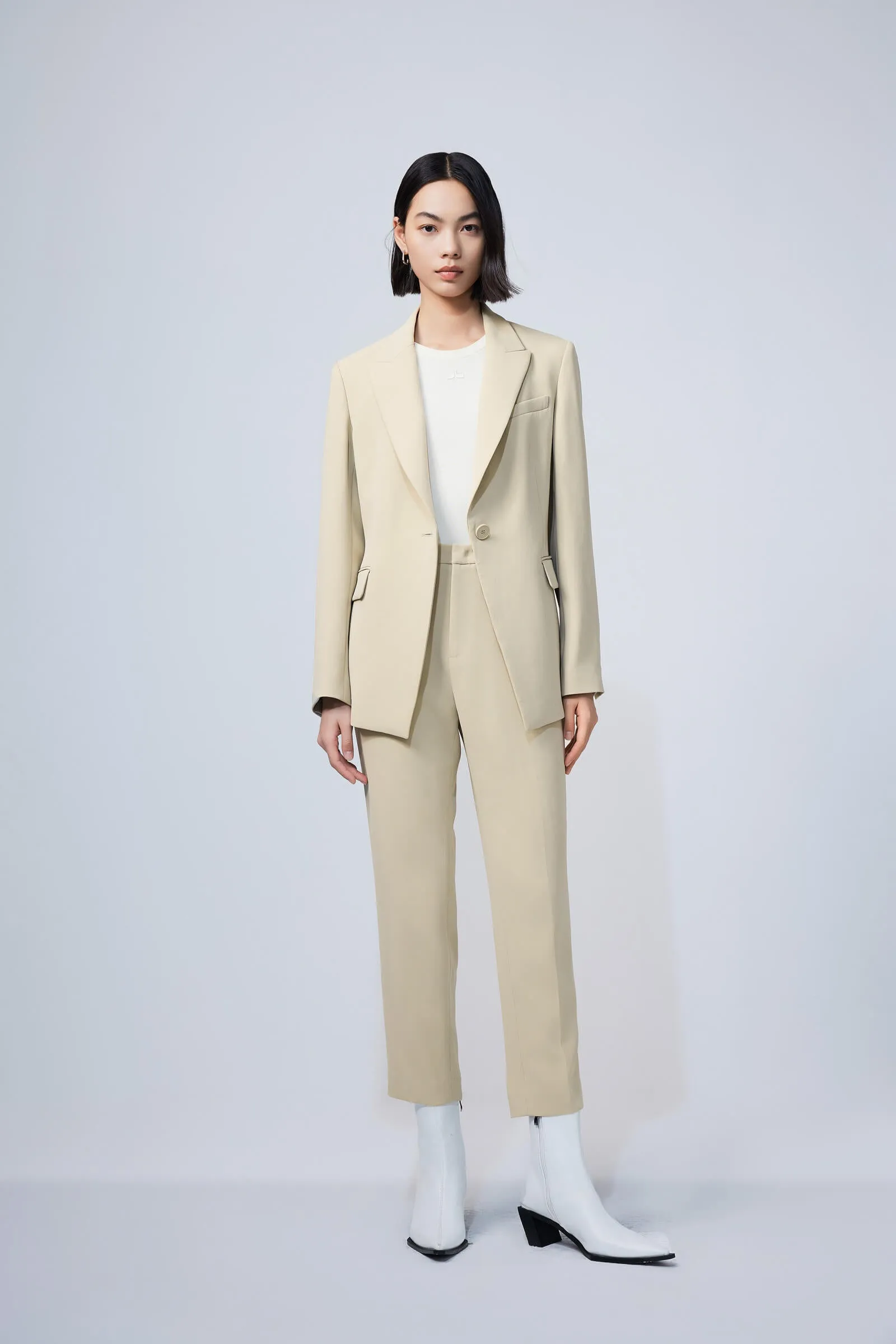 Lily Single-Button Suit