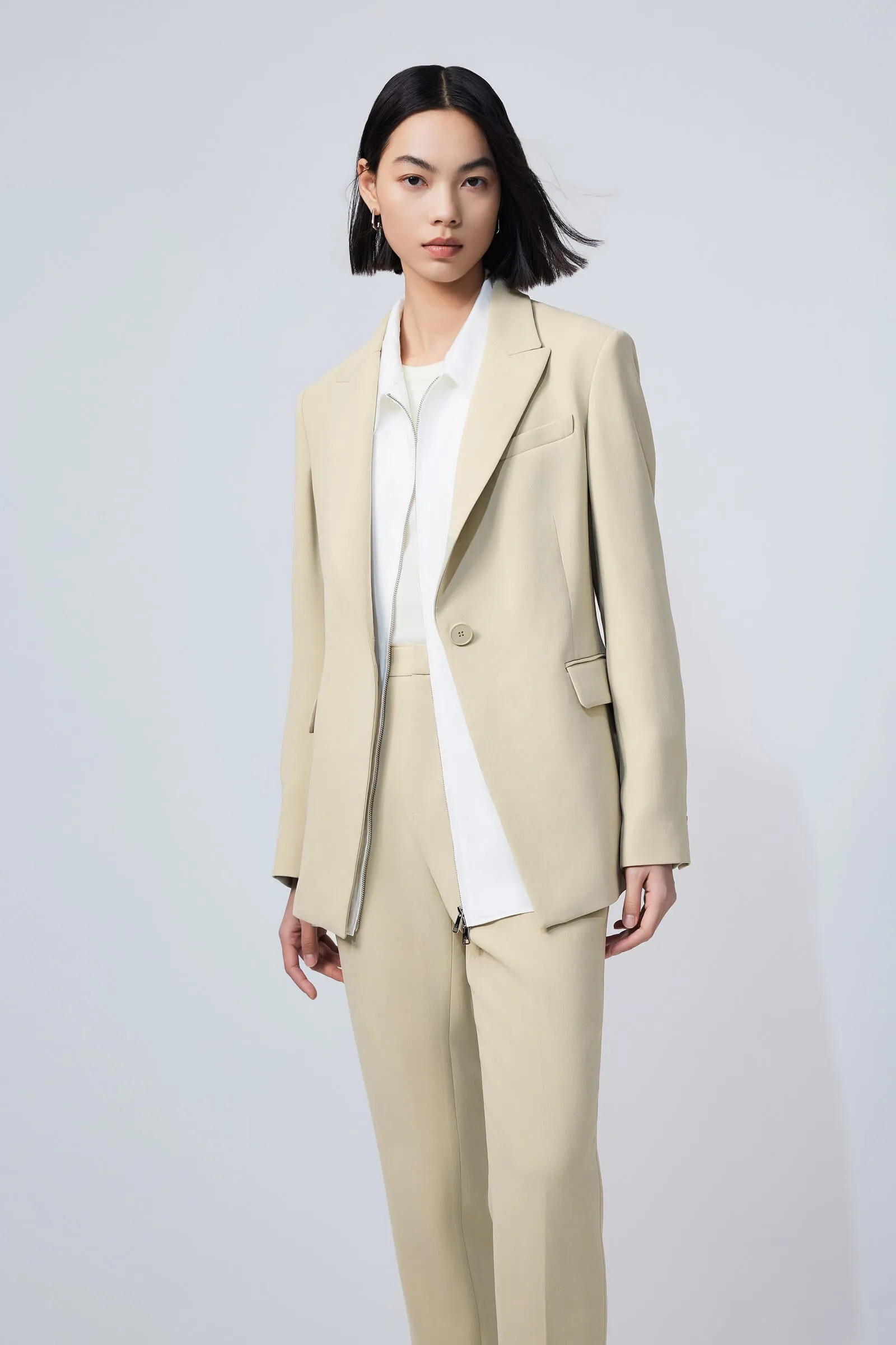 Lily Single-Button Suit