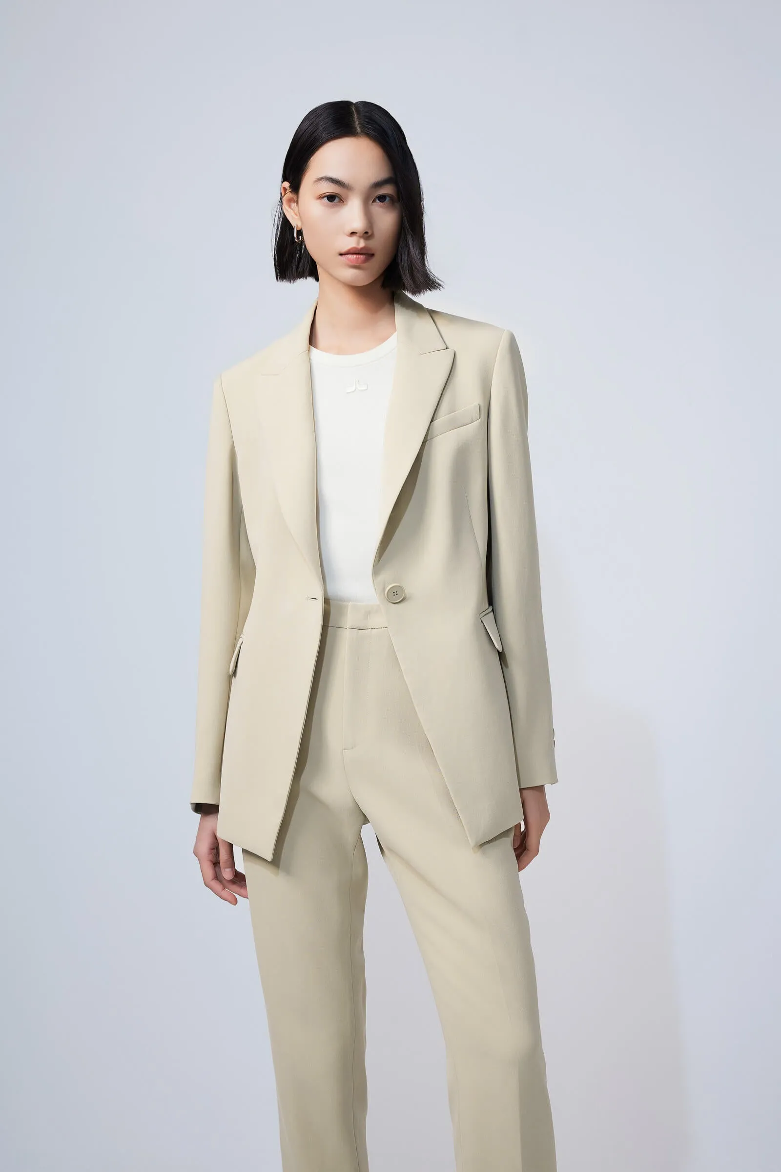 Lily Single-Button Suit