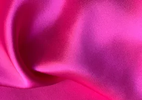 Magnificent Magenta Silk Satin Charmeuse (Made in Italy)