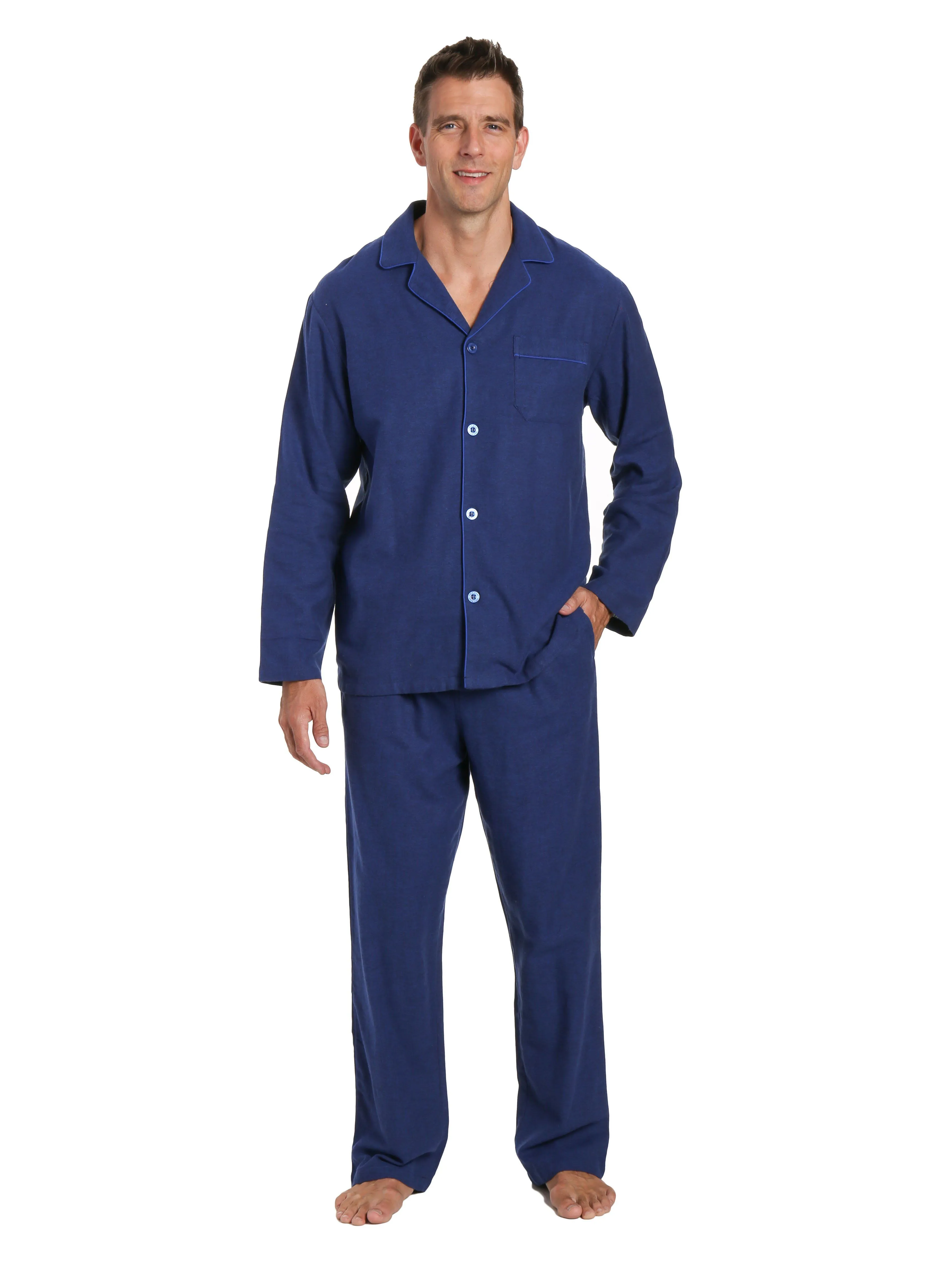 Men's 100% Cotton Flannel Pajama Set