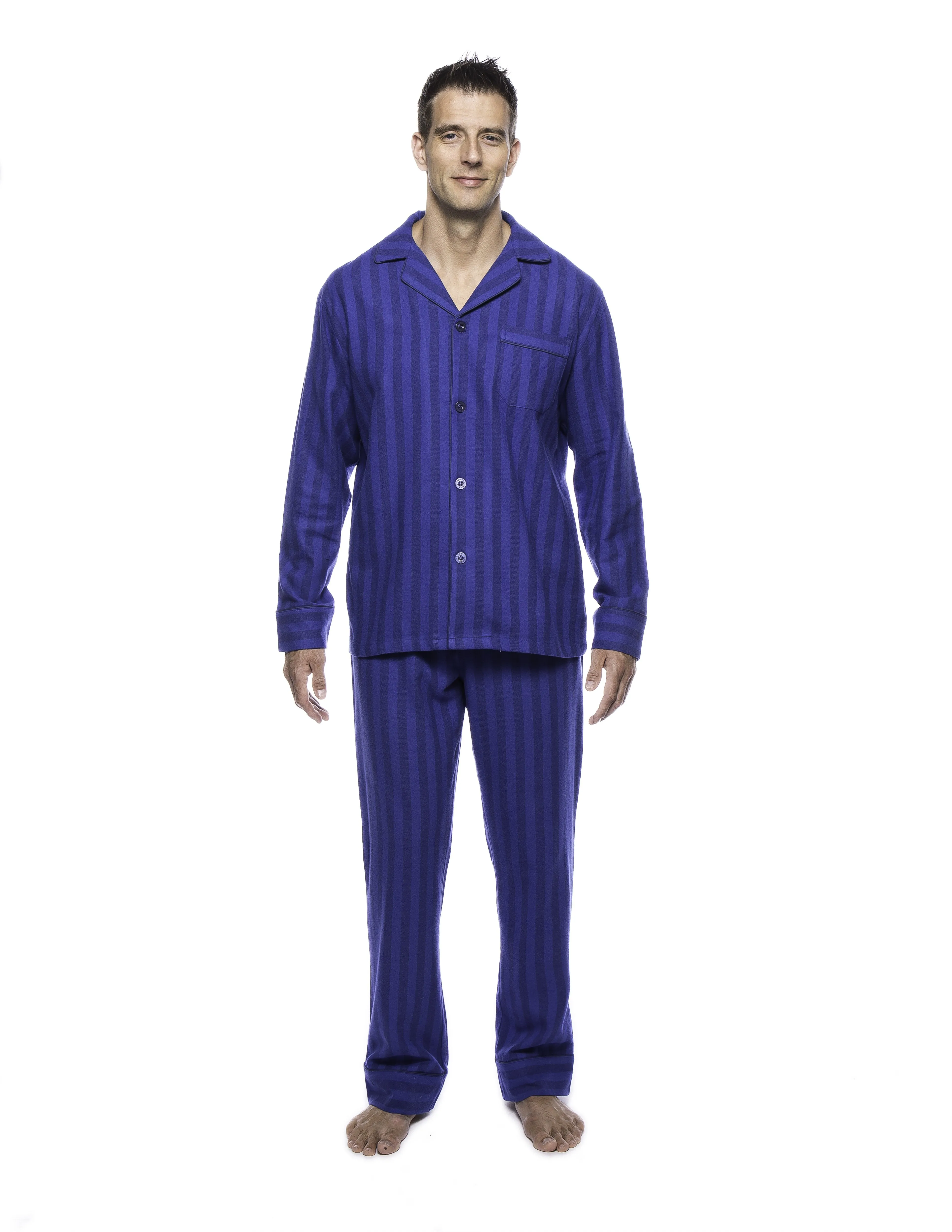 Men's 100% Cotton Flannel Pajama Set