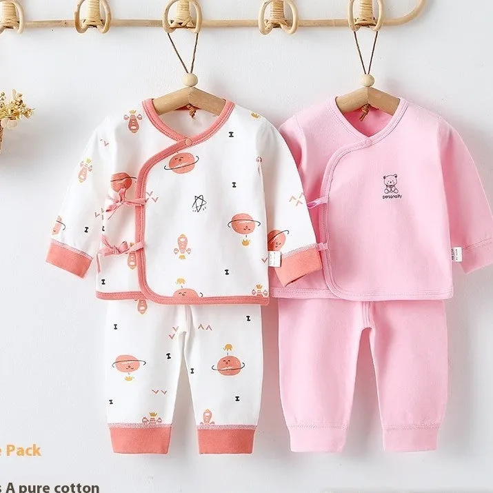 Newborn Pure Cotton Sleepwear (2 sets)