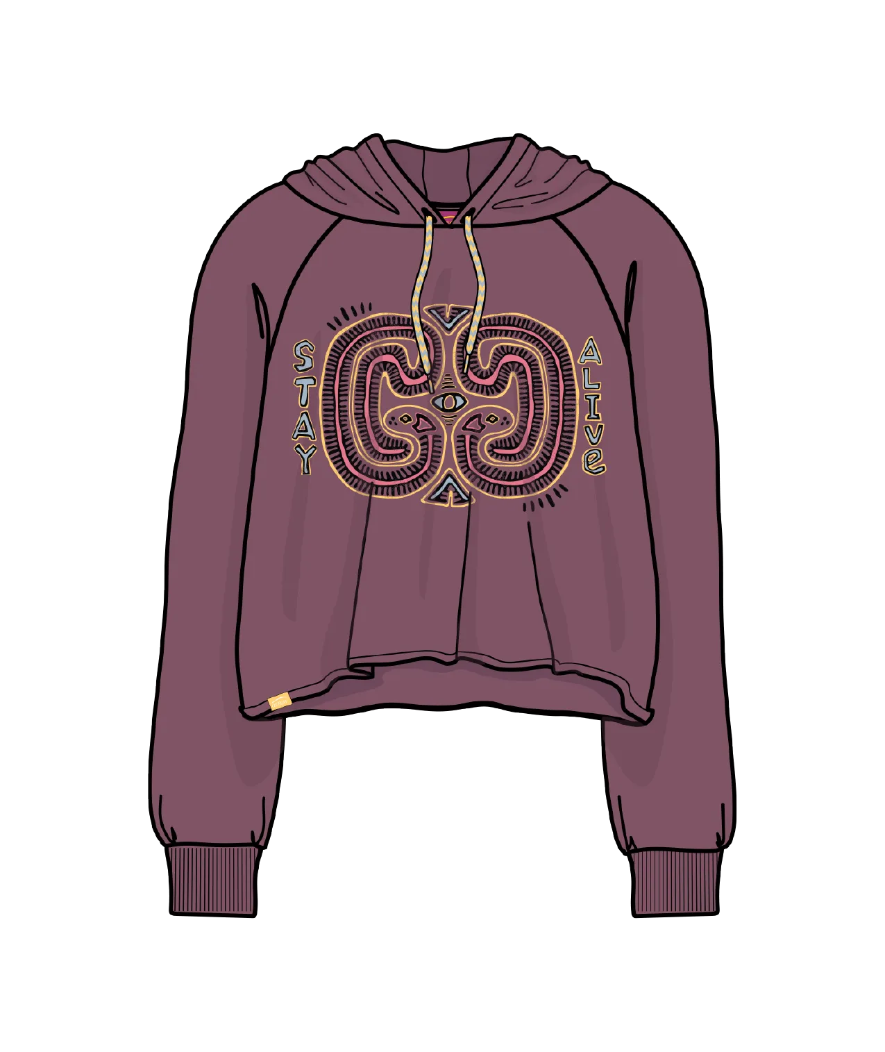 OXBOW Womens Sargas Printed Hoodie