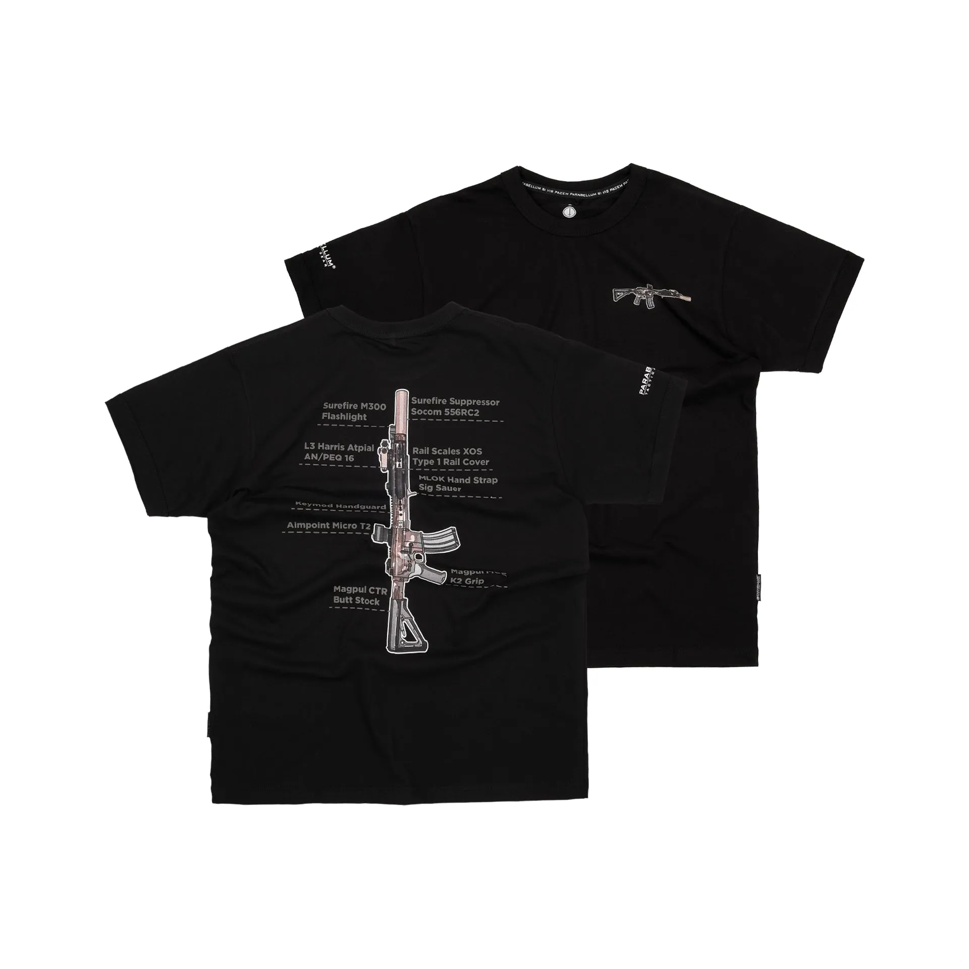 Parabellum® AR15 Custom Short Long & Short Tees