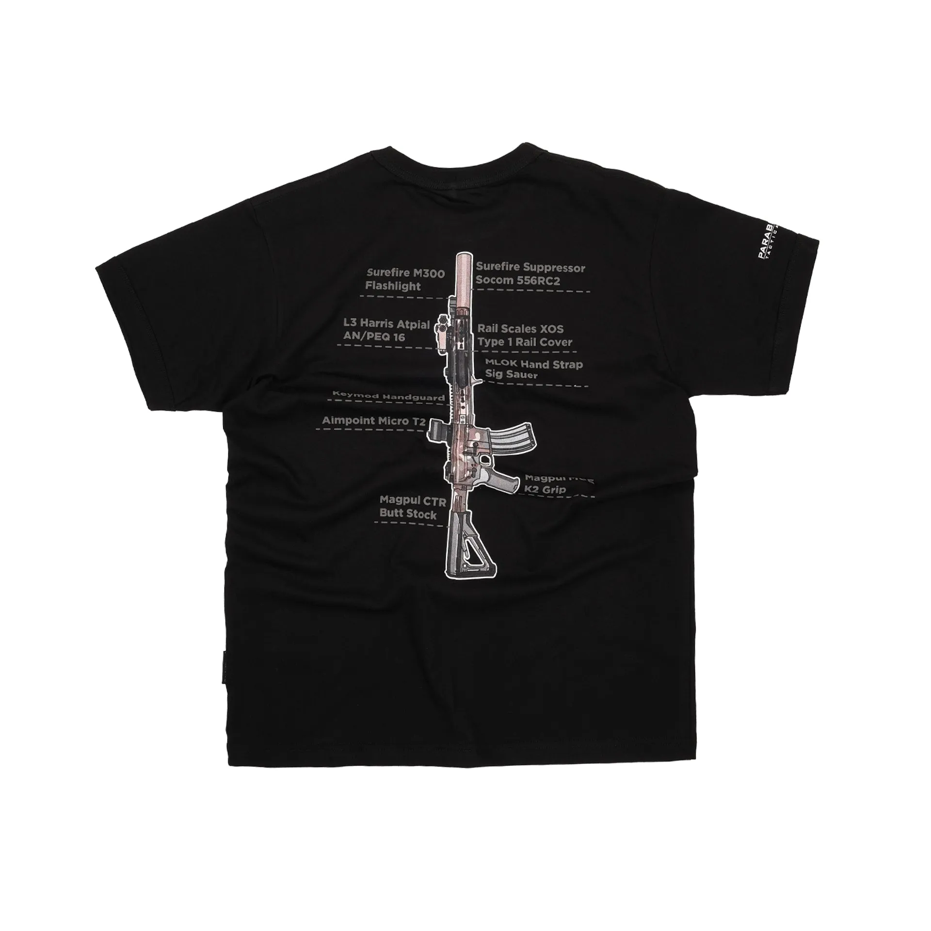 Parabellum® AR15 Custom Short Long & Short Tees