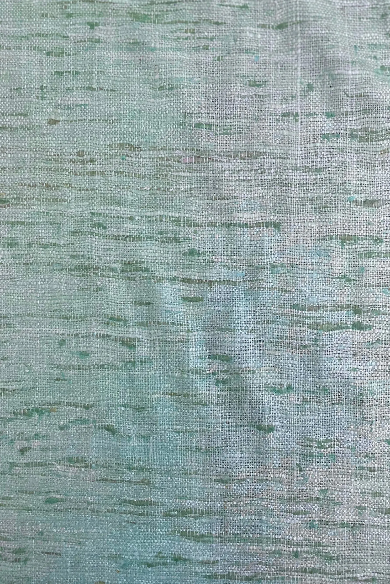 Pastel Green Silk Tussah