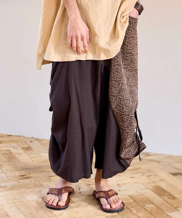 Patchwork Harem Pants