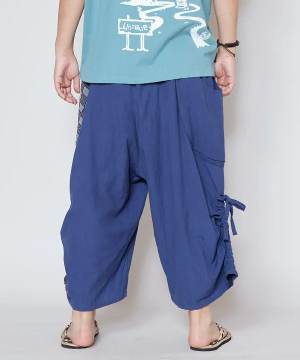 Patchwork Harem Pants