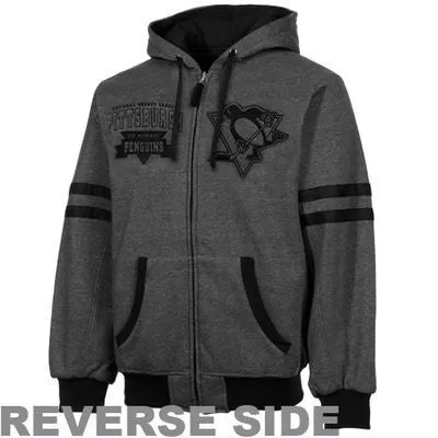 Pittsburgh Penguins Dual Edge Reversible Full Zip Hoodie