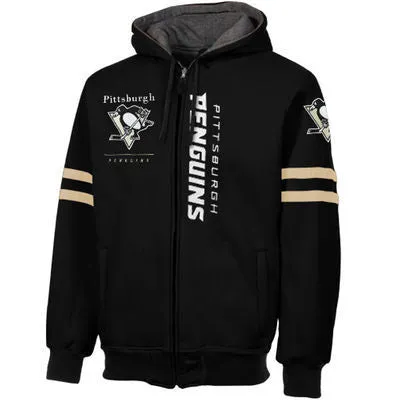 Pittsburgh Penguins Dual Edge Reversible Full Zip Hoodie