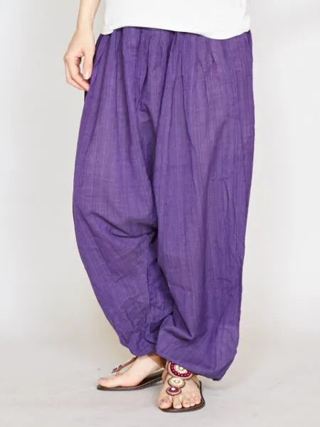 Plain Drawstring Unisex Harem Pants