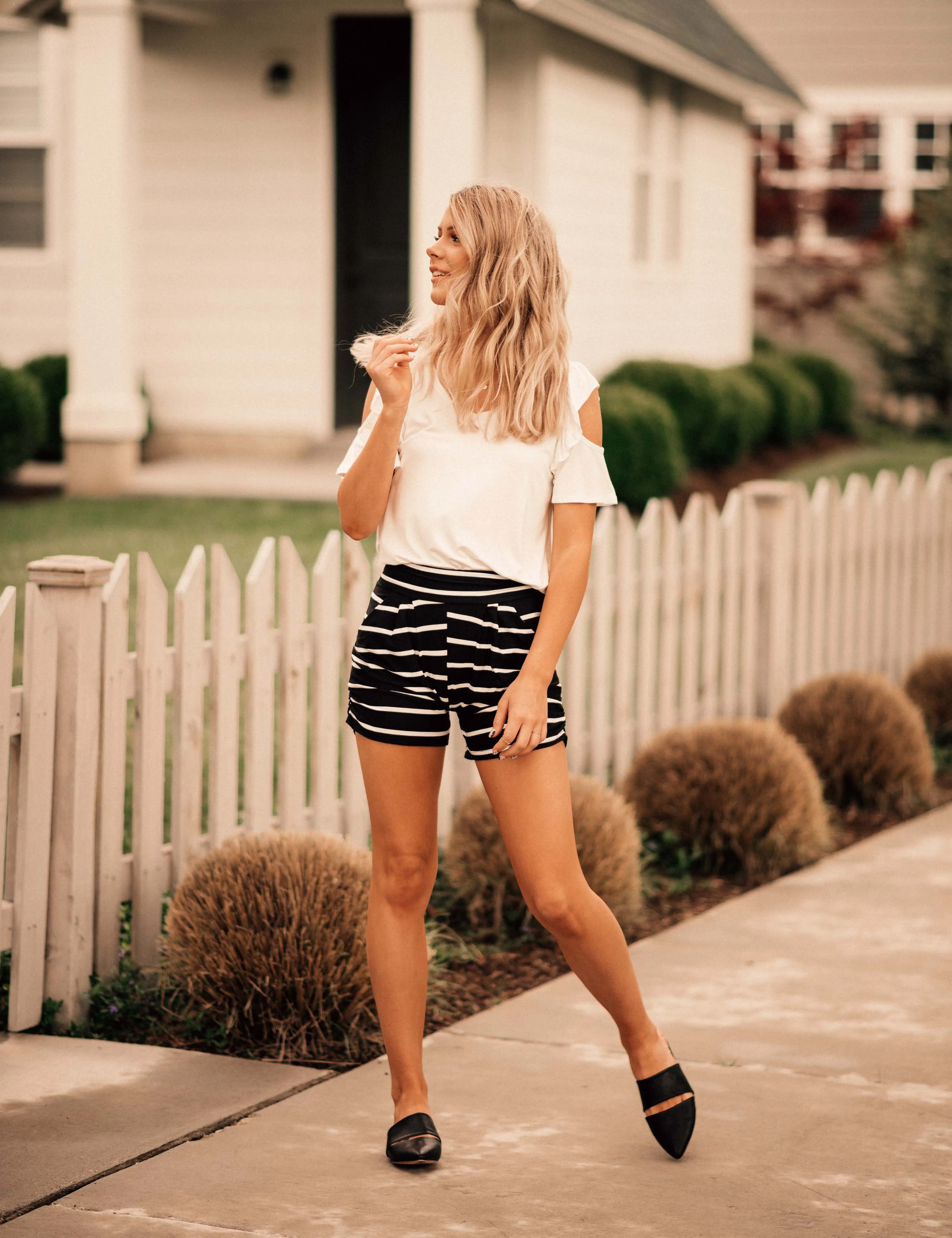 SA Exclusive Classic Stripe Harem Shorts