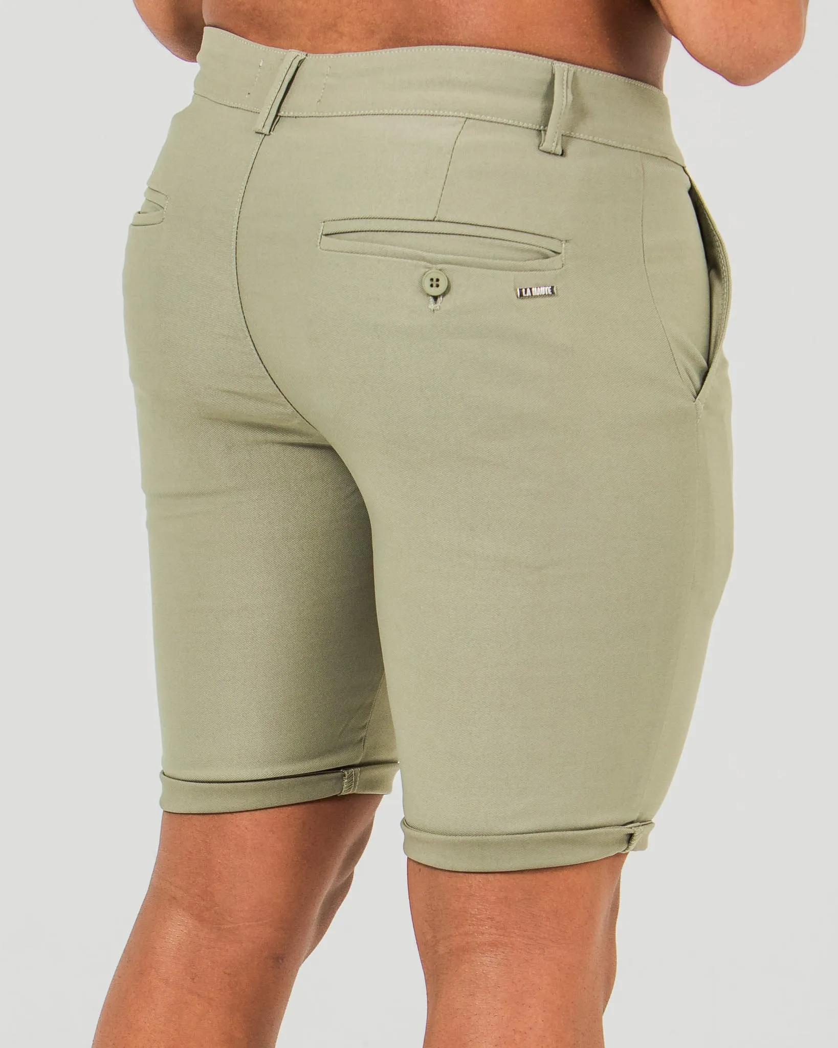 Sage Stretch Chino Shorts