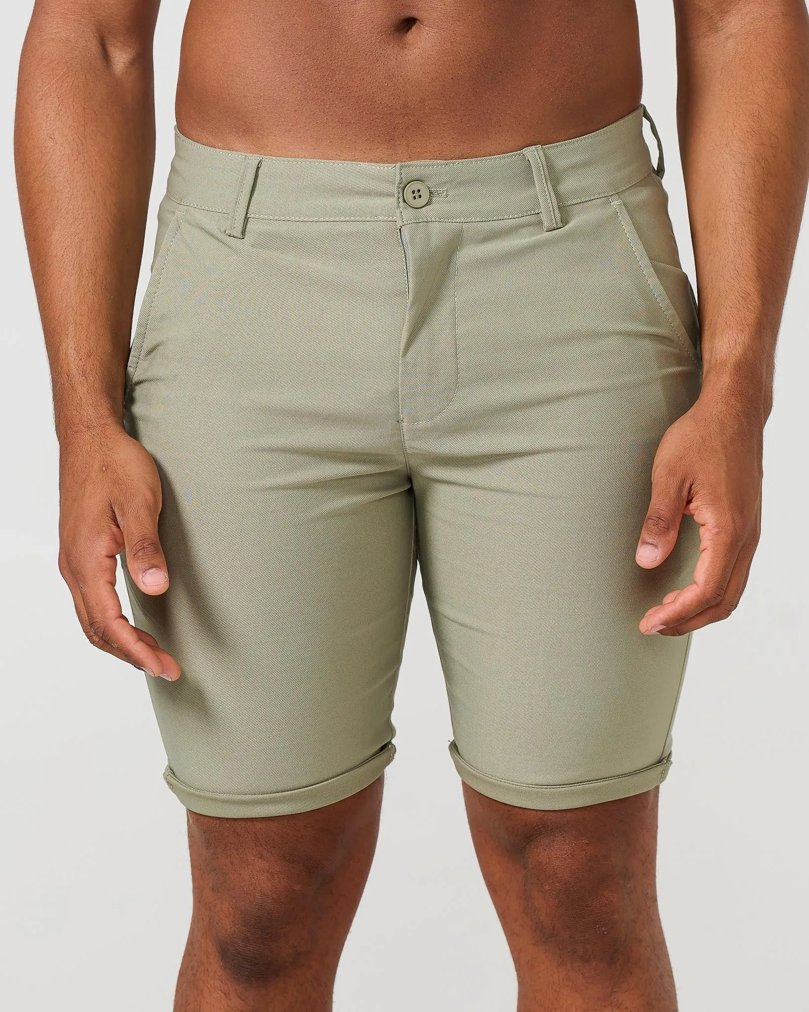 Sage Stretch Chino Shorts