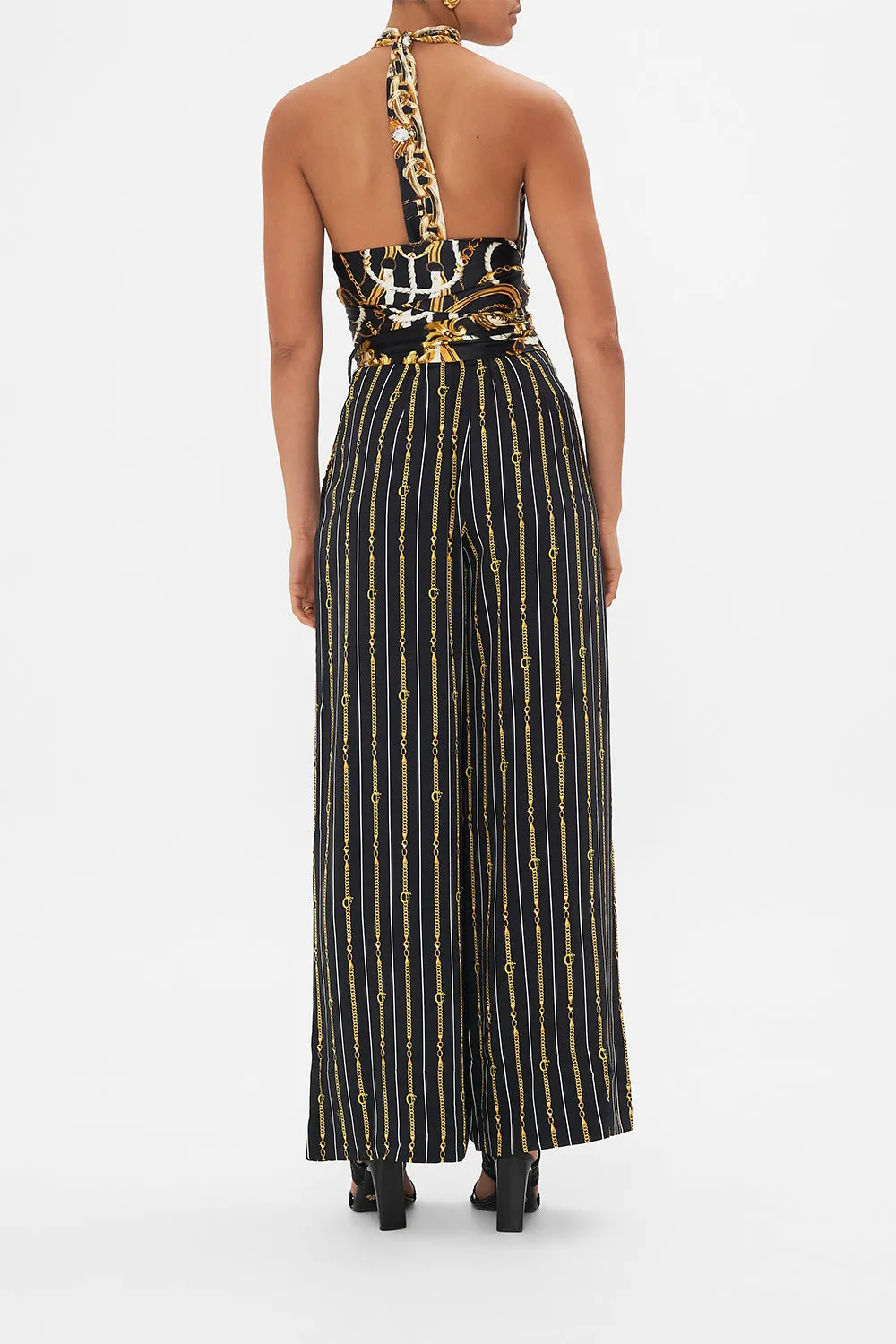 SCARF BELT WIDE LEG PANT COAST TO COAST