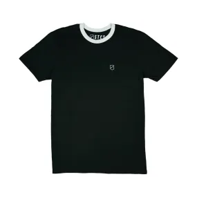 SHIELD RINGER TEE / BLACK