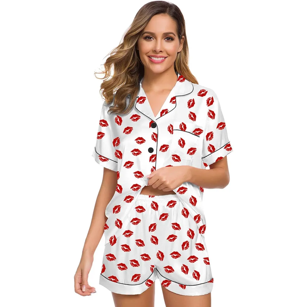 Women's Lounge Sleepwear Striped Sets