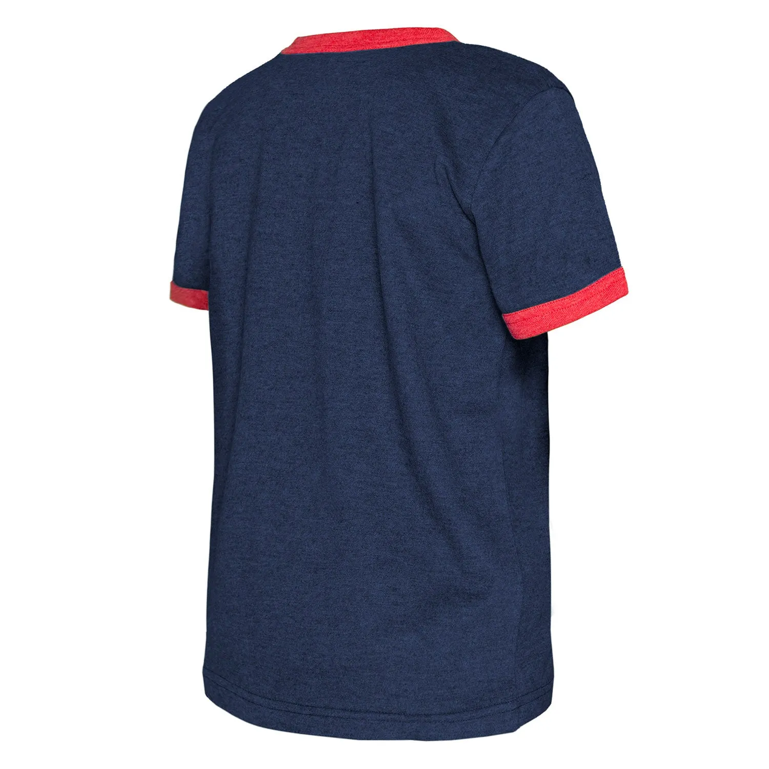 Youth New Era USWNT Bi-Blend Ringer Navy Tee